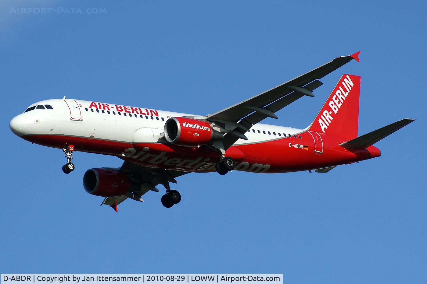 D-ABDR, 2007 Airbus A320-214 C/N 3242, Air Berlin/Niki @ VIE