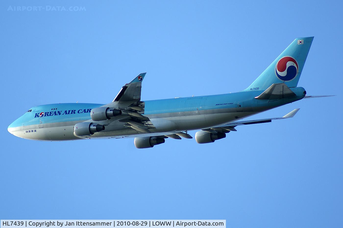 HL7439, 2003 Boeing 747-4B5F/SCD C/N 33516, Korea q VIE