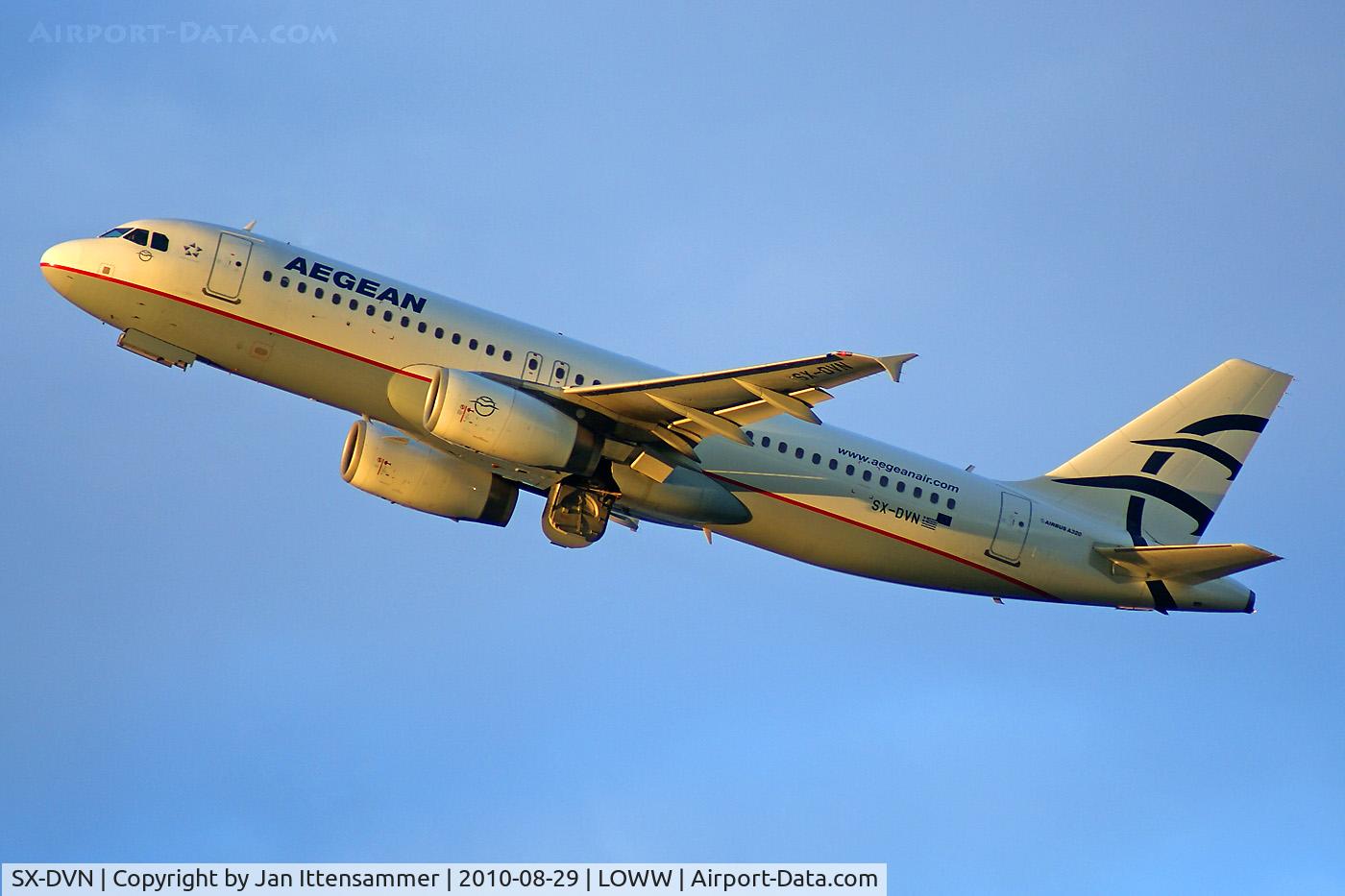 SX-DVN, 2008 Airbus A320-232 C/N 3478, Aegean @ VIE