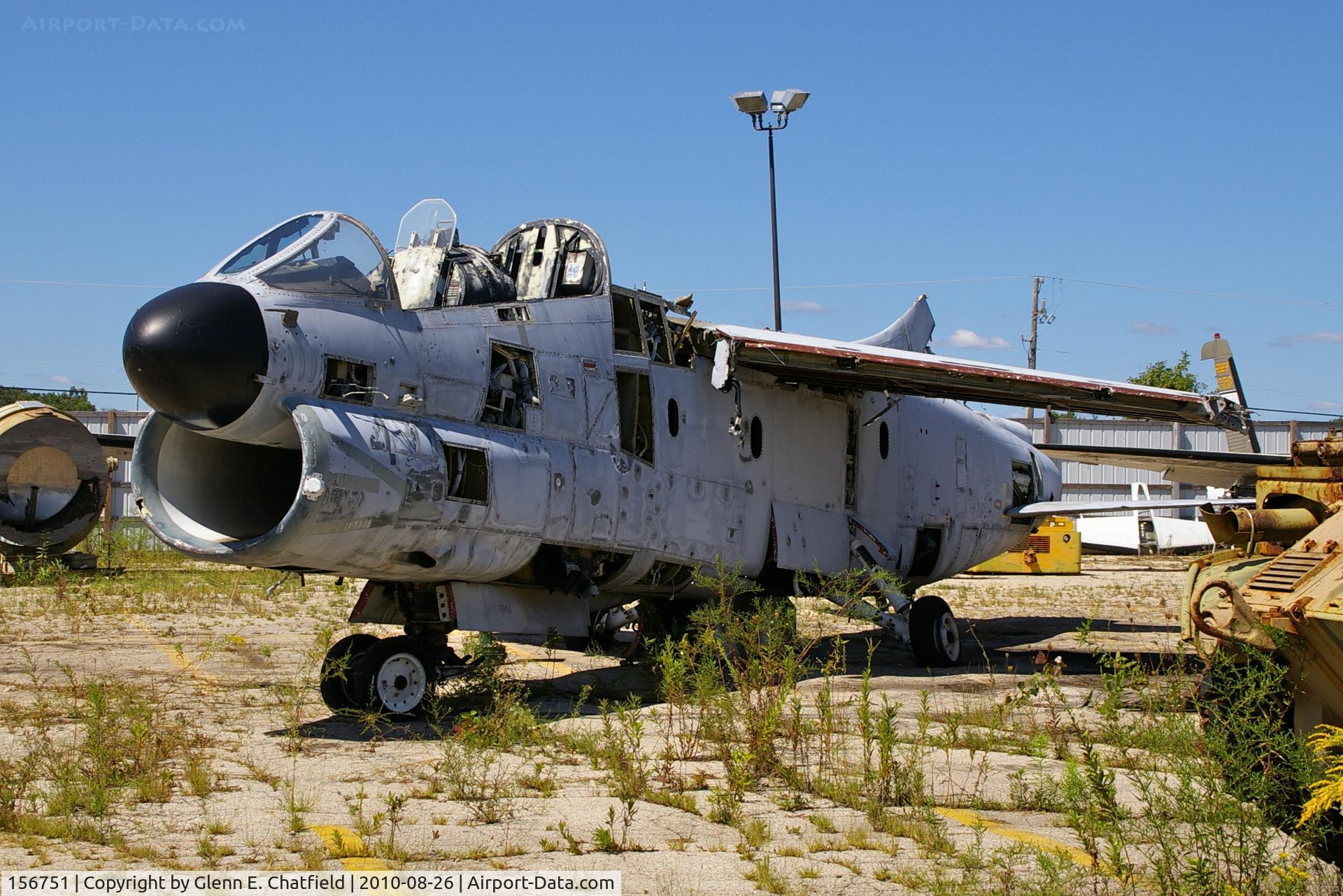 156751, LTV TA-7C Corsair II C/N E-018, Russell Military Museum, Russell, IL