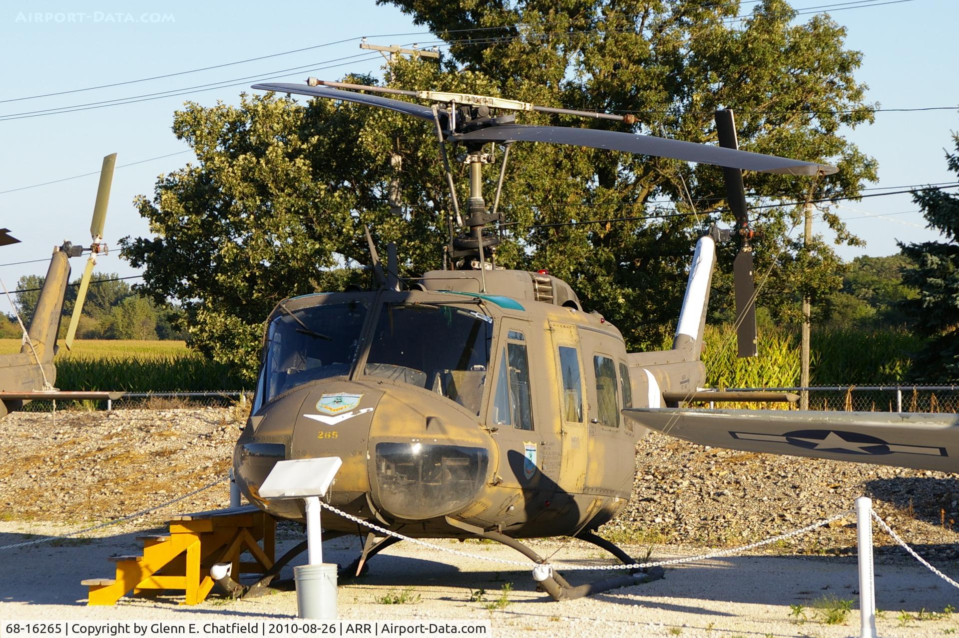 68-16265, 1968 Bell UH-1H Iroquois C/N 10924, At Air Classics Museum