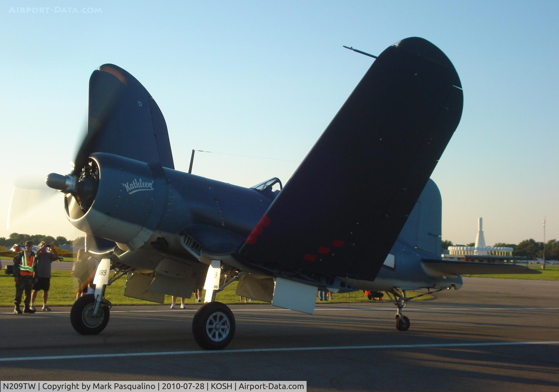 N209TW, Goodyear FG-1D Corsair C/N 3750, Goodyear FG1D