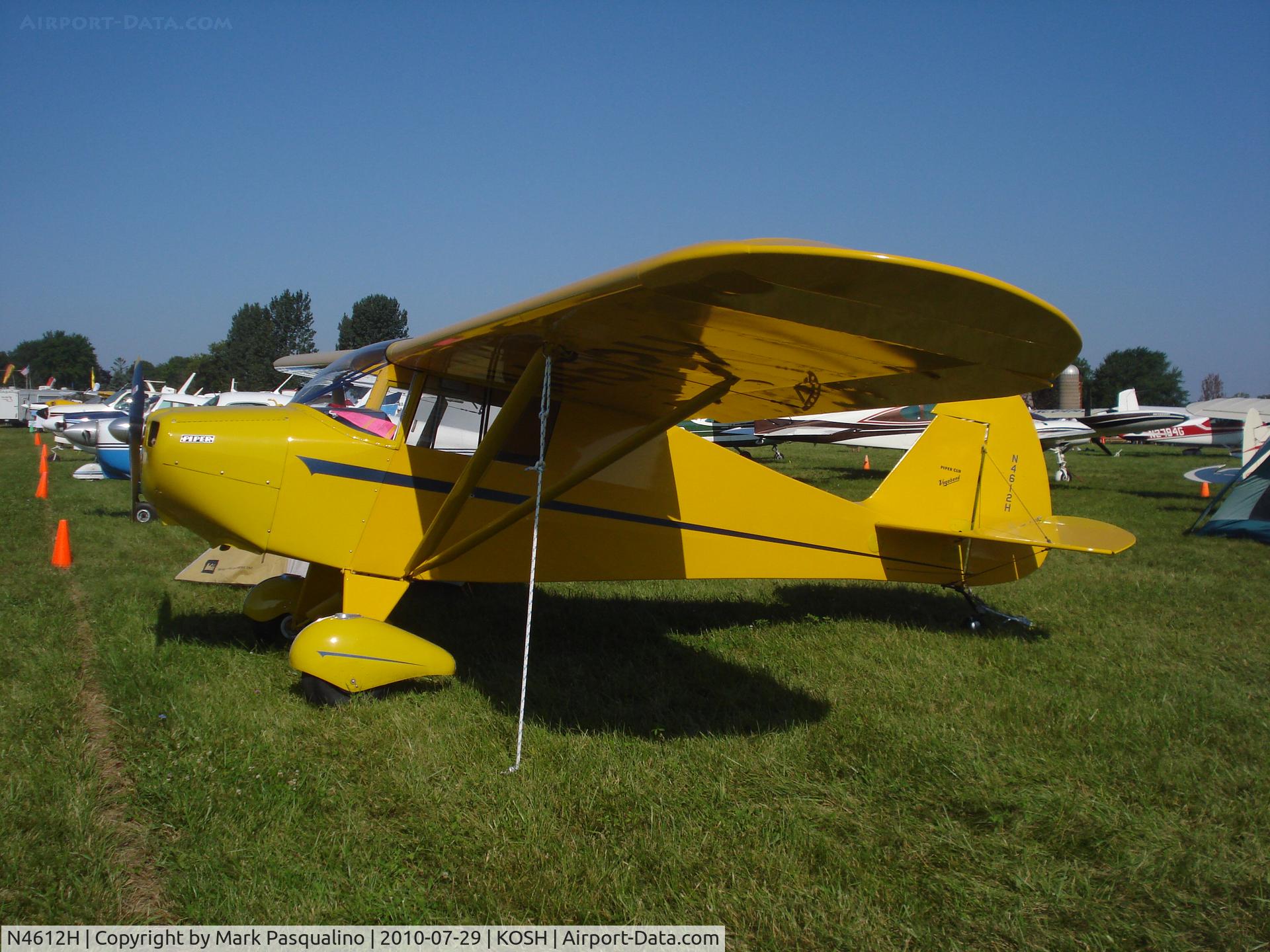 N4612H, 1948 Piper PA-17 Vagabond C/N 17-29, Piper PA-17