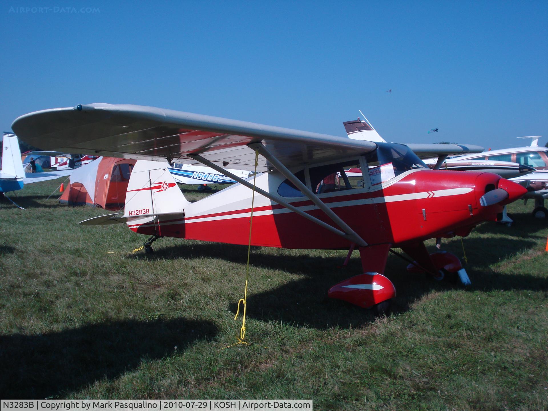 N3283B, 1954 Piper PA-20 Pacer C/N 20-1096, Piper PA-20