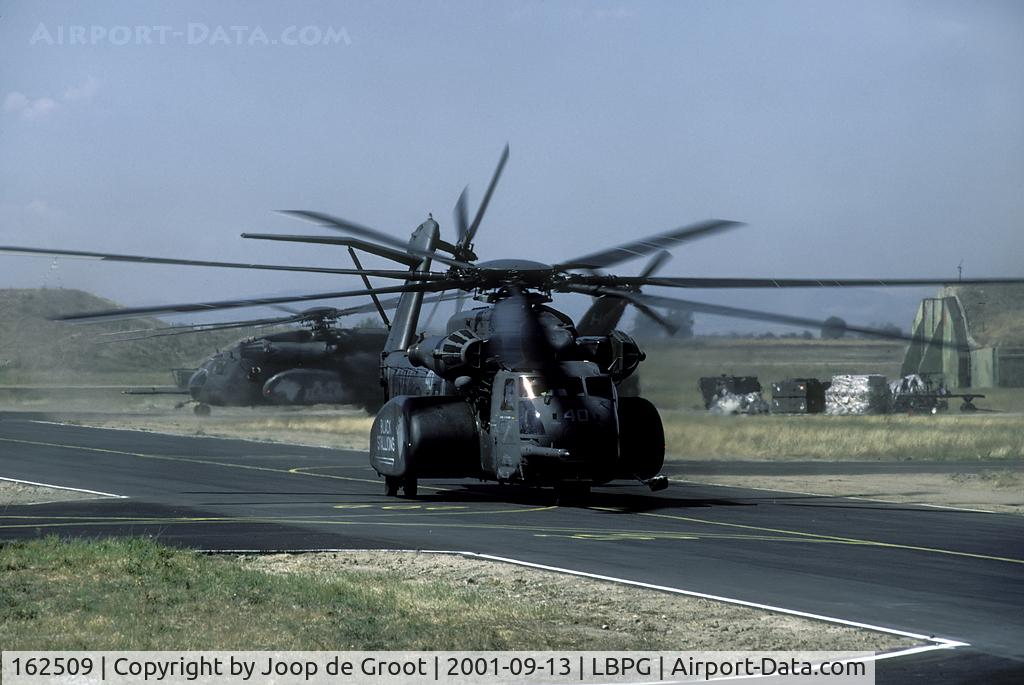 162509, Sikorsky MH-53E Sea Dragon C/N 65-521, two days after the WTC attack the US Navy withdraw its helos from the Co-operative Key exercise in Bulgaria.
