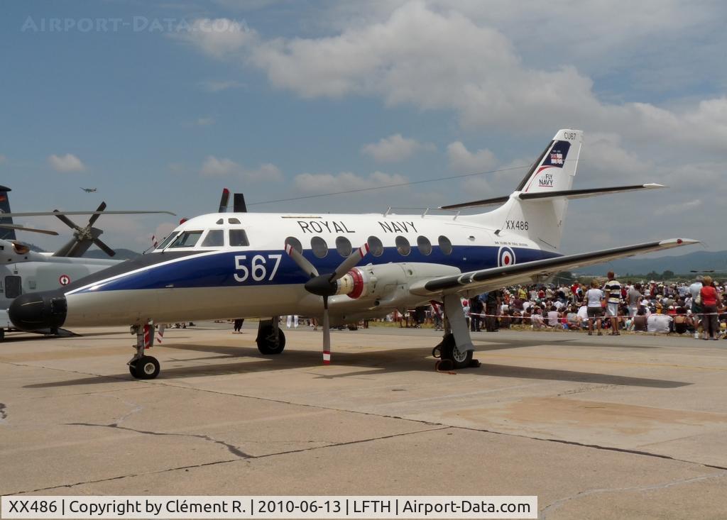 XX486, Scottish Aviation HP-137 Jetstream T.2 C/N 265, Jetstream T2 | XX486 | CU-567 | 100 FLY NAVY c/s