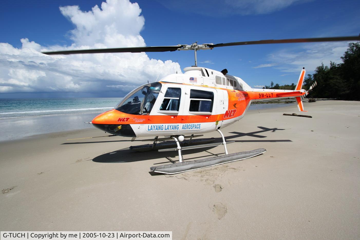 G-TUCH, 1973 Bell 206B JetRanger II C/N 969, G TUCH on vacation!