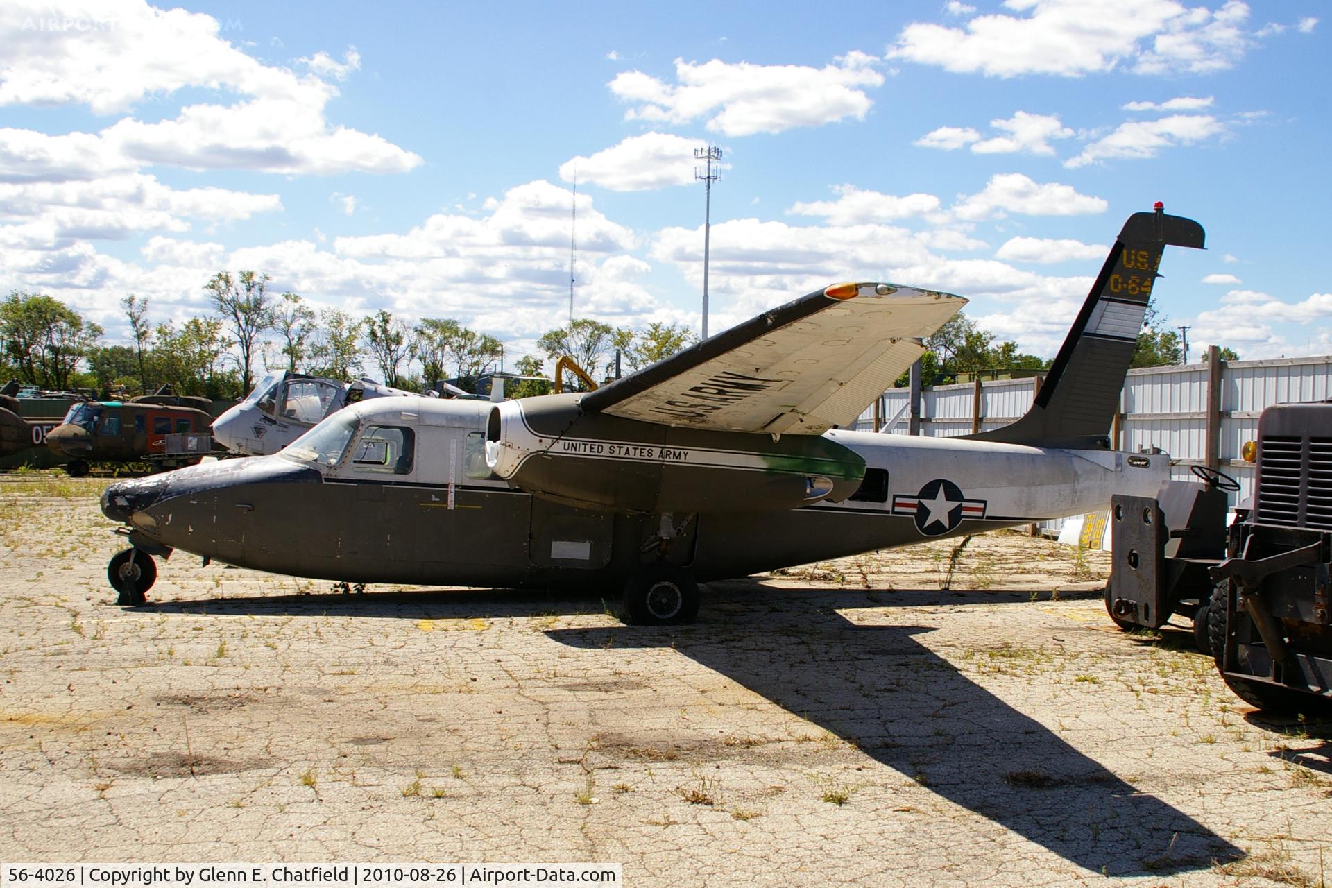56-4026, 1956 Aero Commander U-9C (L-26C) C/N 680-344-36, At the Russell Military Museum