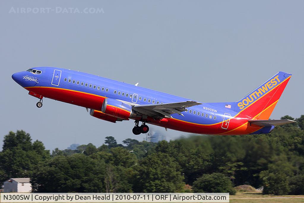 N300SW, 1984 Boeing 737-3H4 C/N 22940, Southwest Airlines 