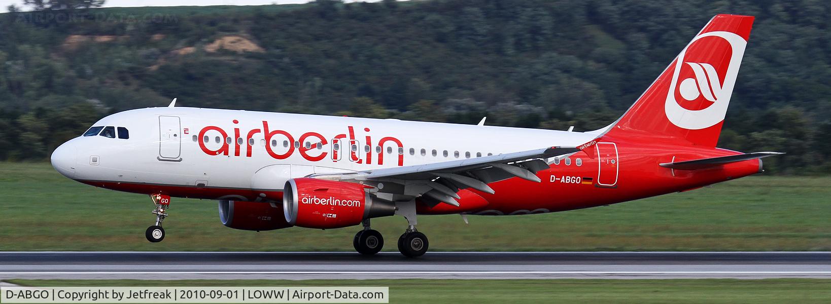 D-ABGO, 2008 Airbus A319-112 C/N 3689, Air Berlin 2008 Airbus A-319-112, c/n: 3689