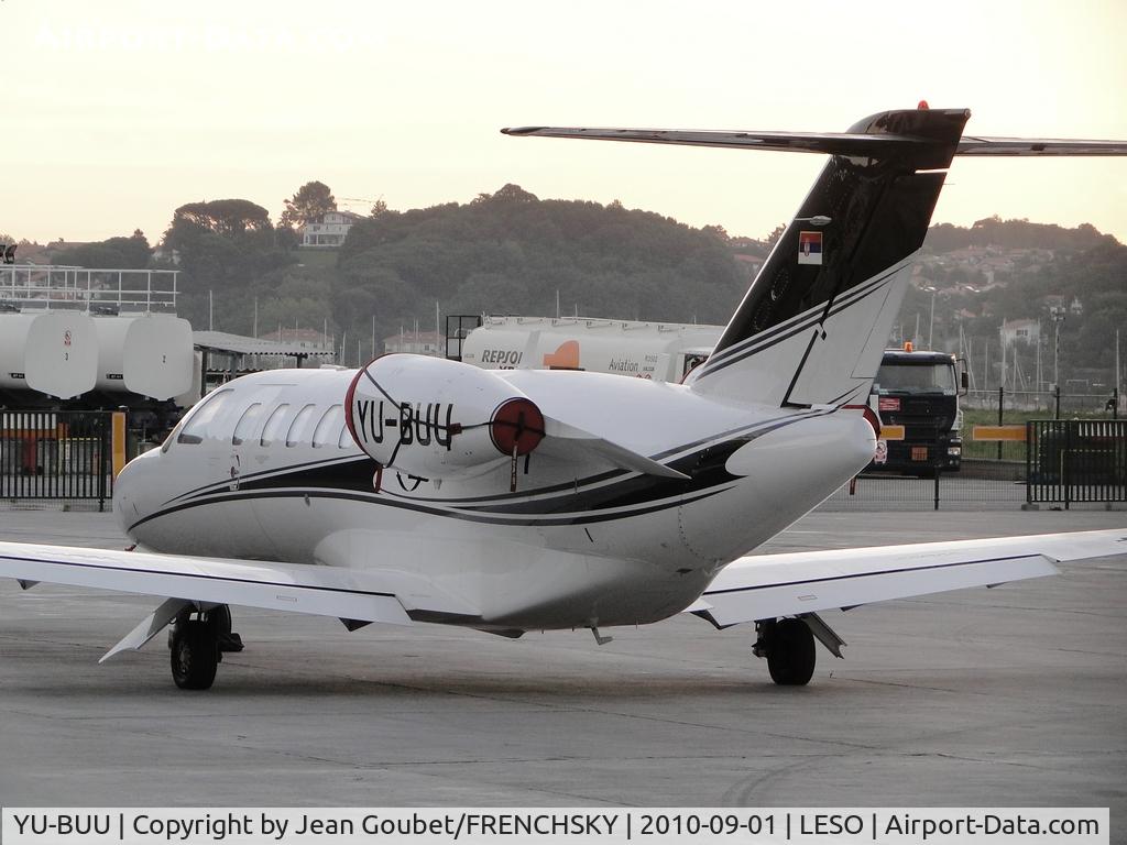 YU-BUU, 2008 Cessna 525A CitationJet CJ2+ C/N 525A-0411, au parking au petit matin