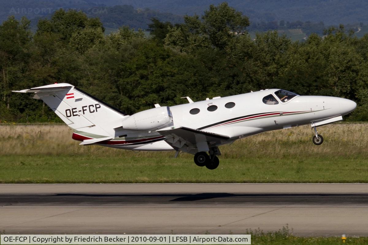 OE-FCP, 2007 Cessna 510 Citation Mustang Citation Mustang C/N 510-0019, departure from Basel Euroairport