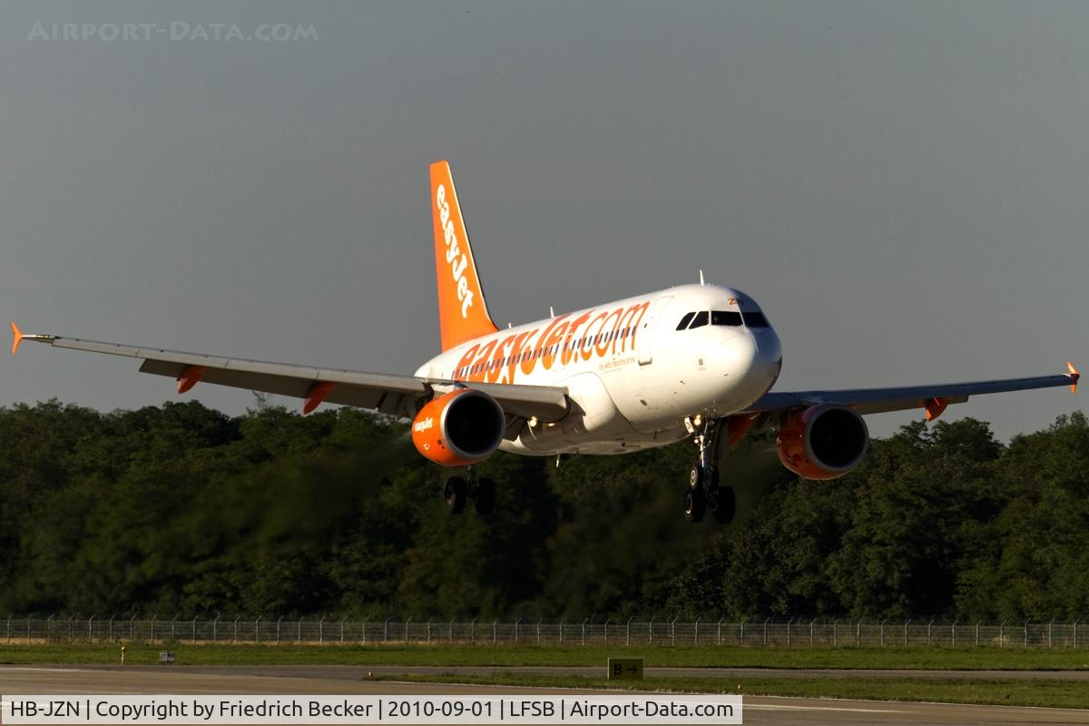 HB-JZN, 2005 Airbus A319-111 C/N 2387, short final