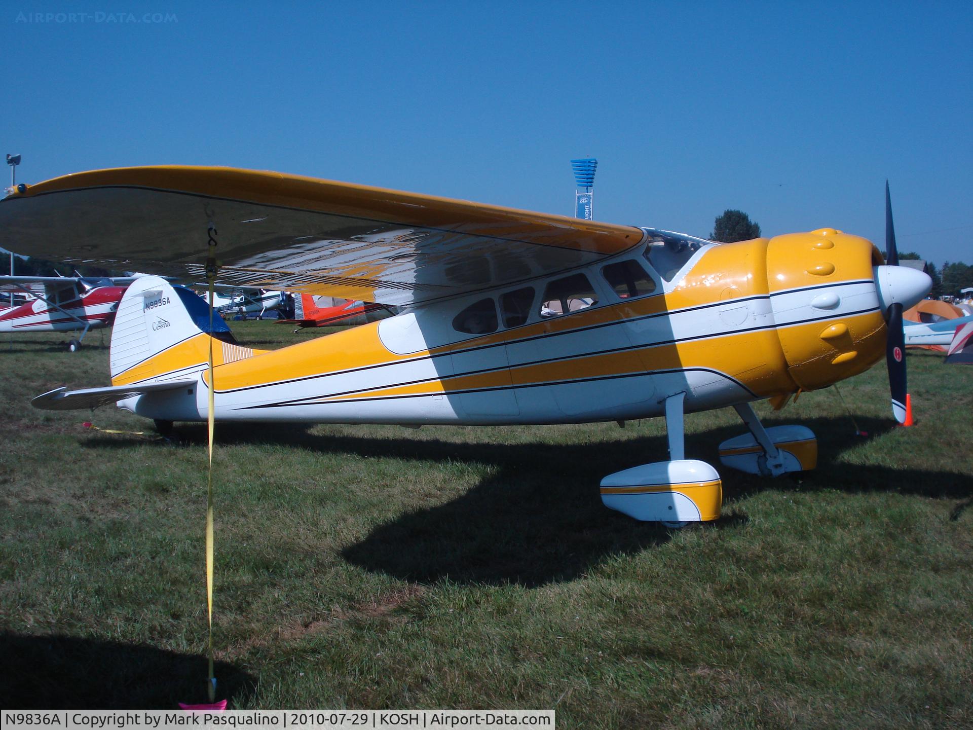N9836A, 1950 Cessna 195 C/N 7529, Cessna 195