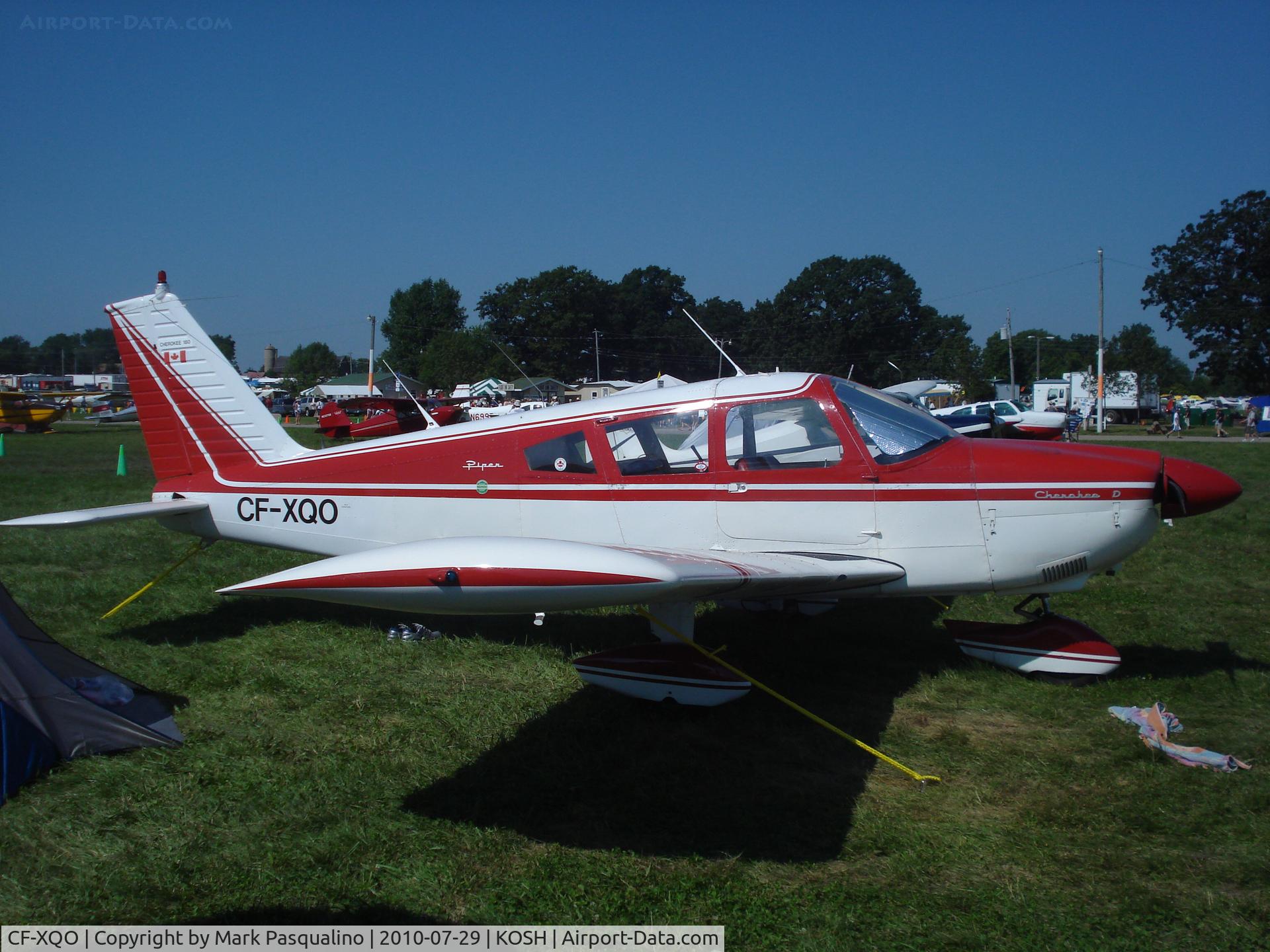 CF-XQO, 1968 Piper PA-28-180 C/N 28 5074, Piper PA-28-180