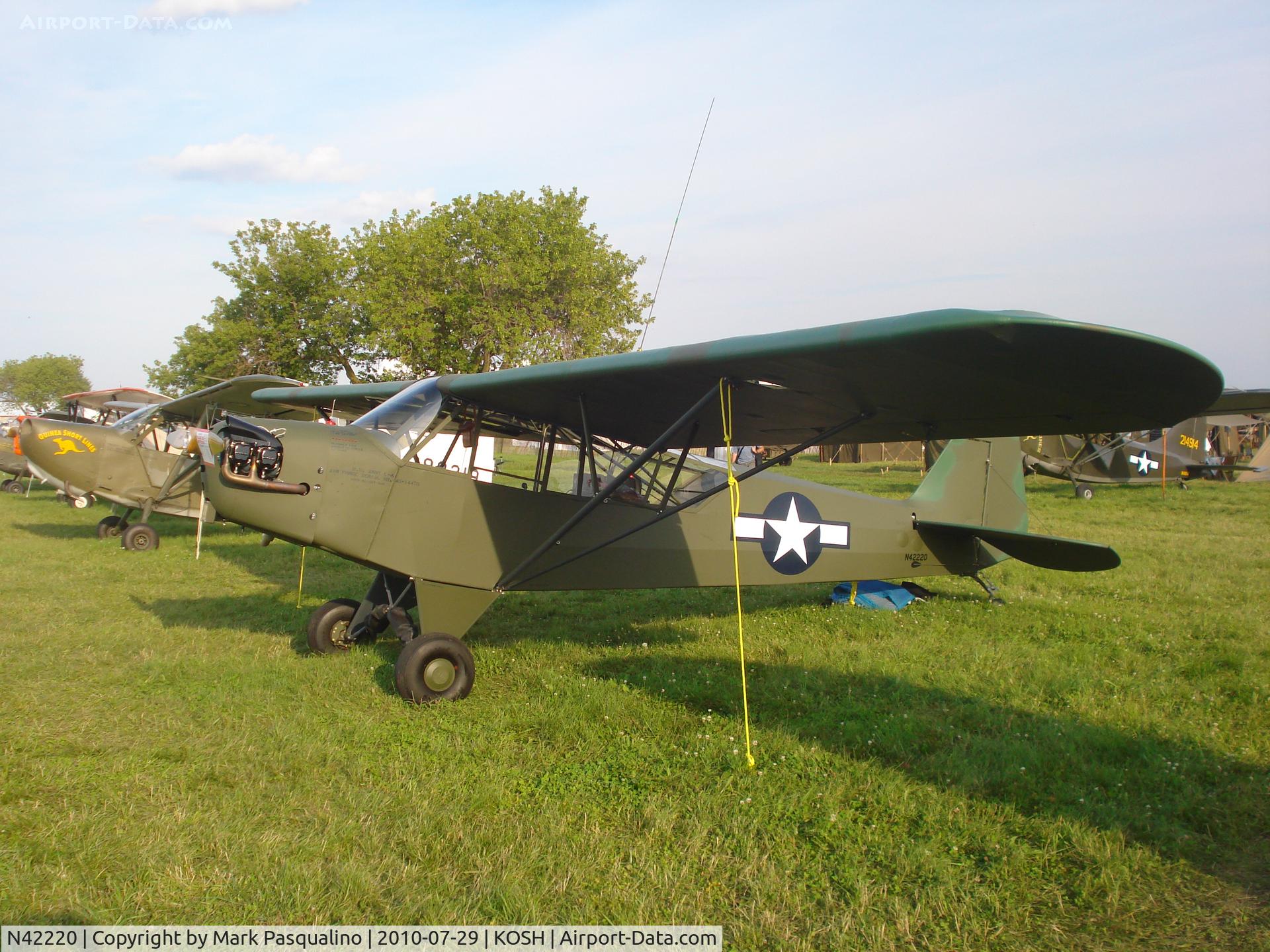 N42220, 1945 Piper J3C-65 Cub Cub C/N 14470, Piper L-4J