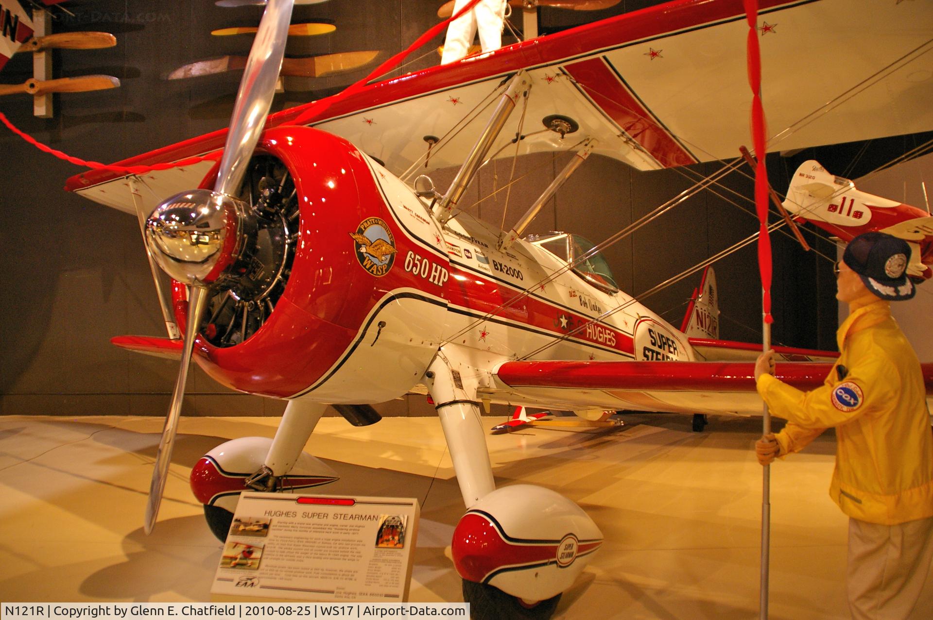 N121R, 1943 Boeing PT-13D Kaydet (E75) C/N 75-5510, At the EAA Museum
