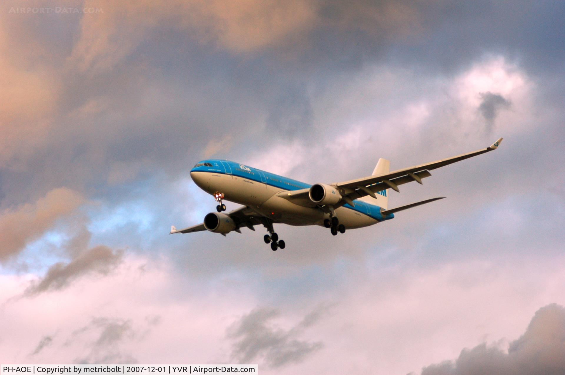 PH-AOE, 2006 Airbus A330-203 C/N 770, Arrival from Amsterdam