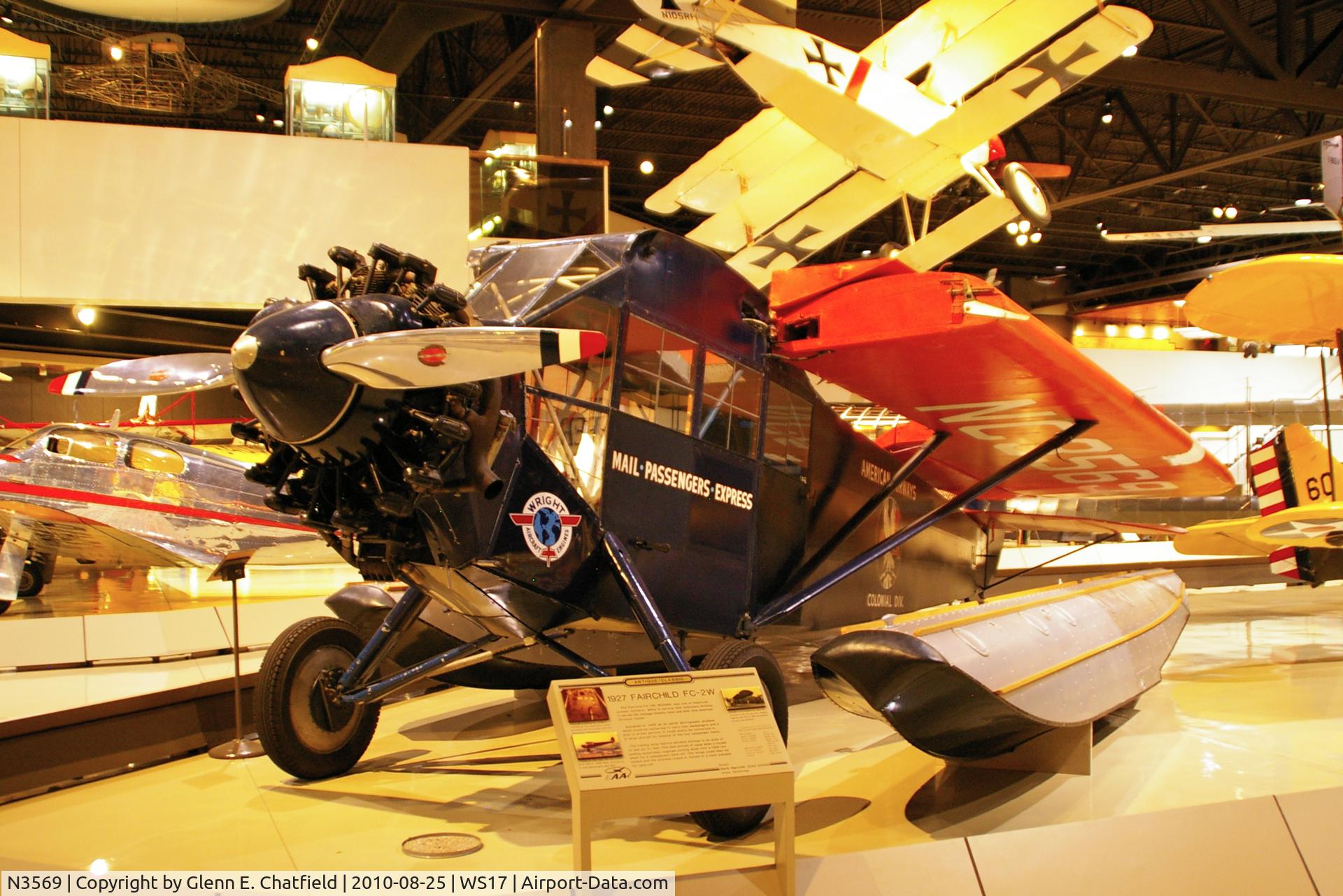 N3569, 1929 Fairchild FC-2-W2 C/N 35, At the EAA Museum