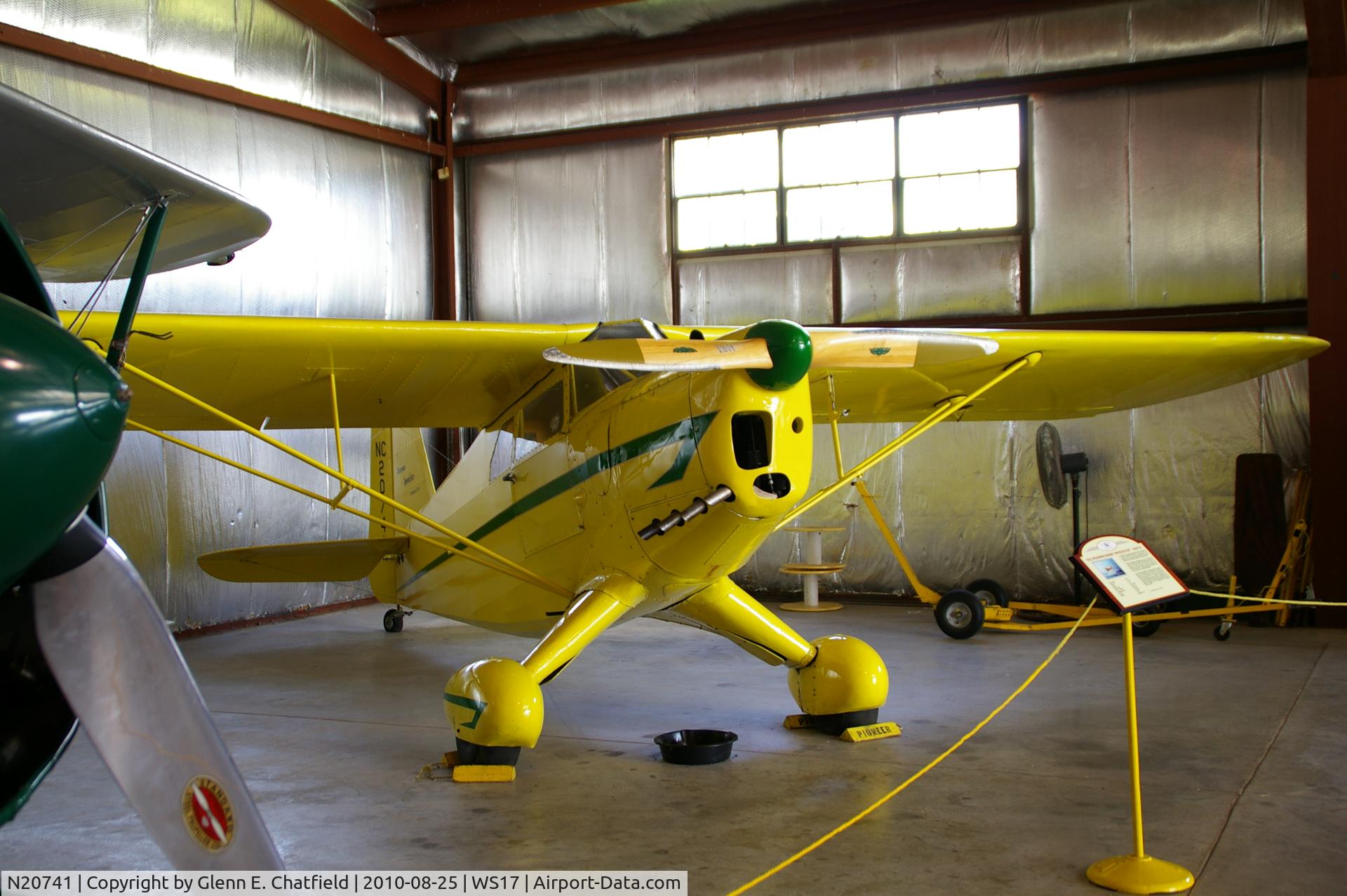 N20741, 1938 Rearwin Speedster 6000M C/N 311, At the EAA Museum
