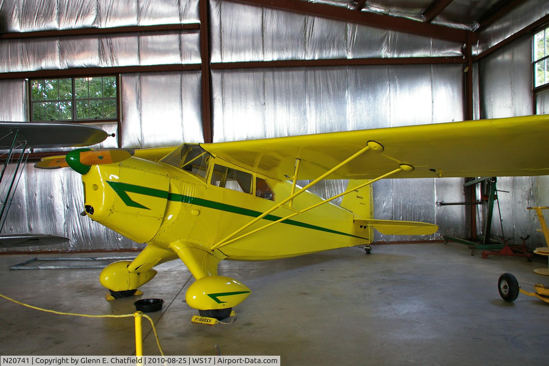 N20741, 1938 Rearwin Speedster 6000M C/N 311, At the EAA Museum