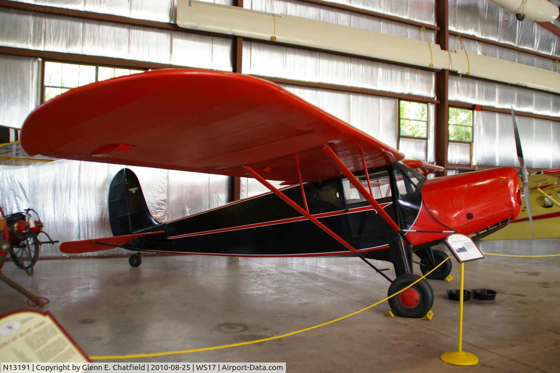 N13191, 1933 Fairchild 24 C8 C/N 2009, At the EAA Museum