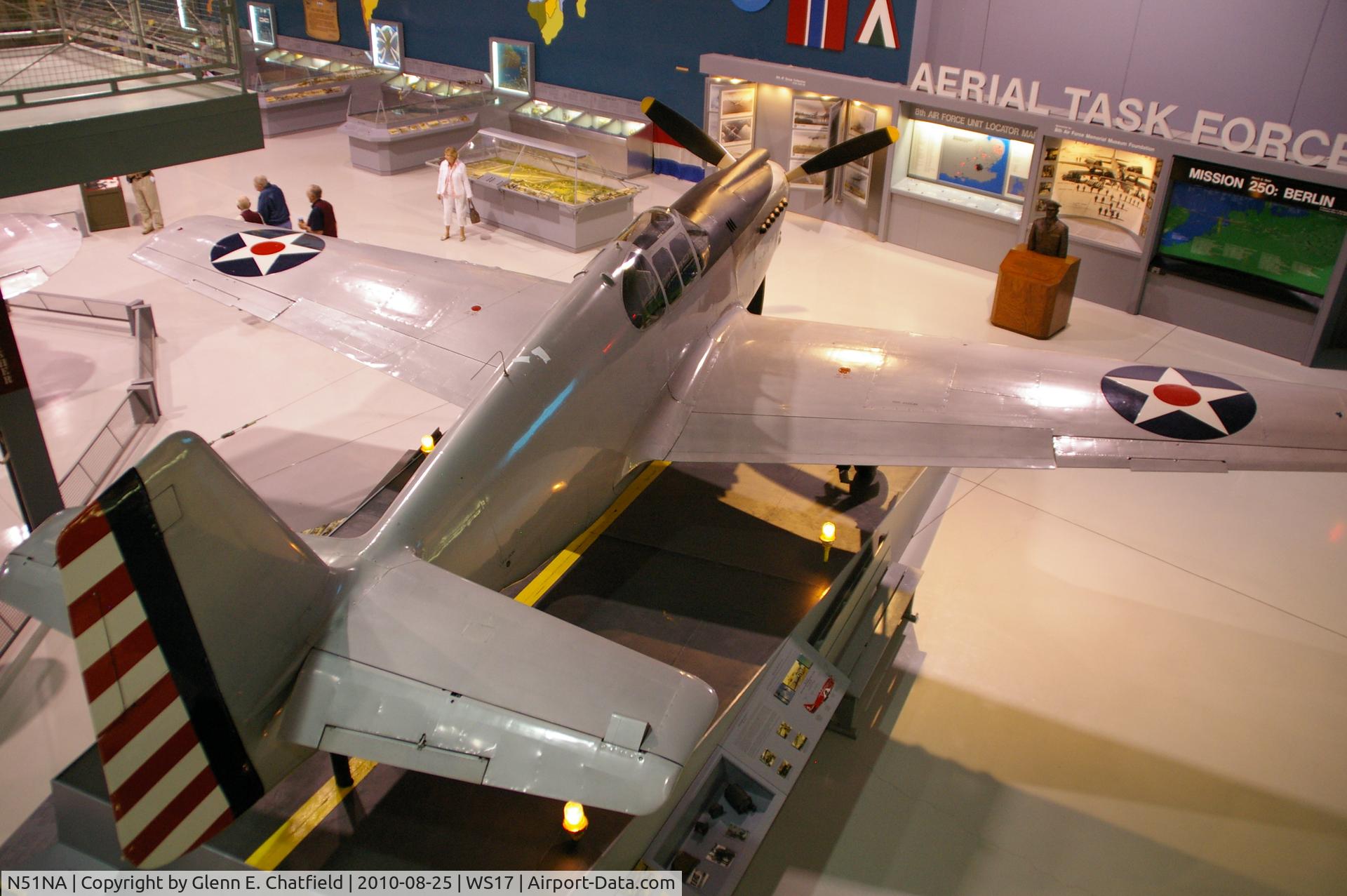 N51NA, 1941 North American XP-51 Mustang C/N 41-038, At the EAA Museum