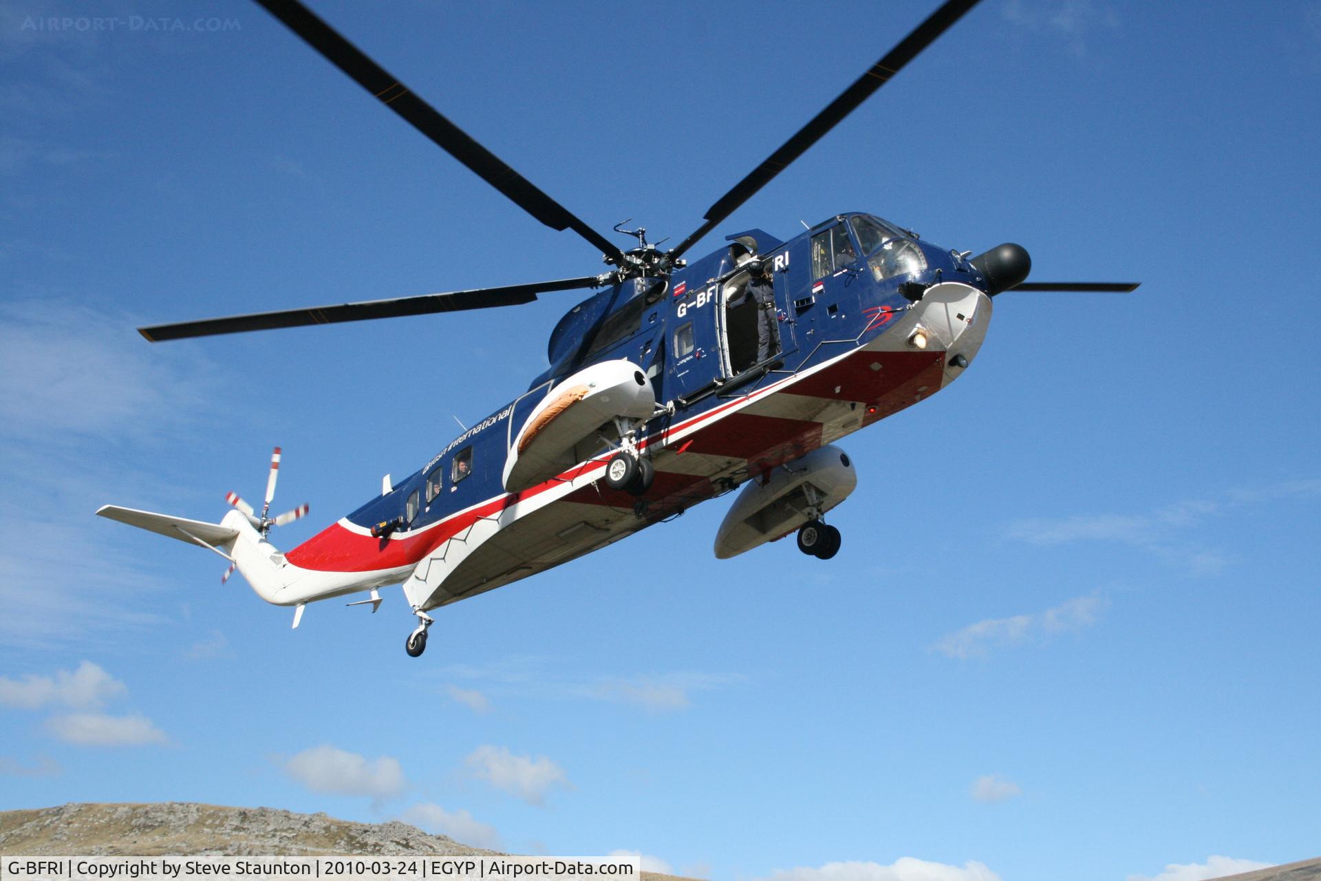G-BFRI, 1978 Sikorsky S-61N C/N 61809, Taken in the Falkland Islands, March 2010. Taxi please!!!!