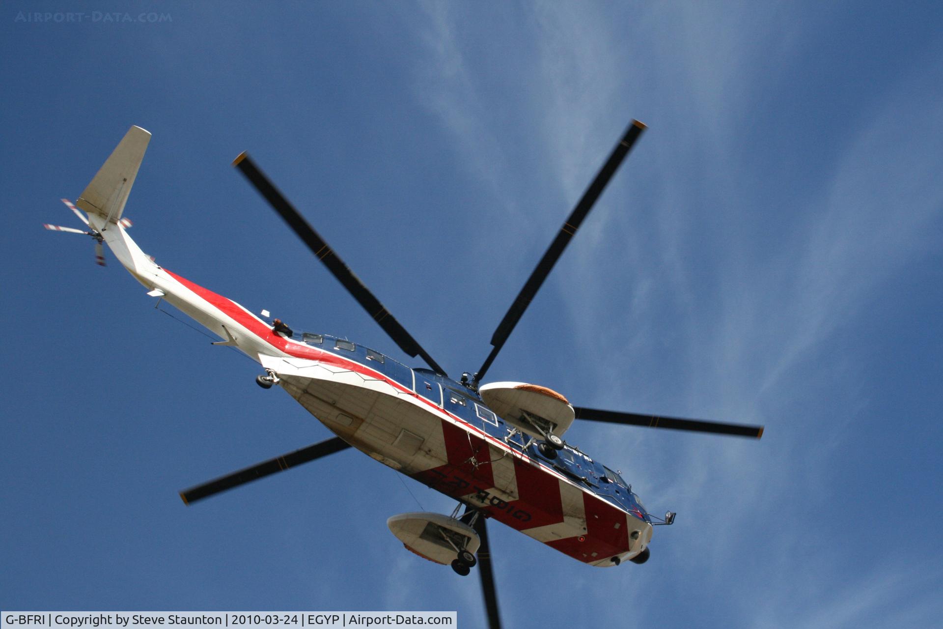 G-BFRI, 1978 Sikorsky S-61N C/N 61809, Taken in the Falkland Islands, March 2010. Taxi please!!!!