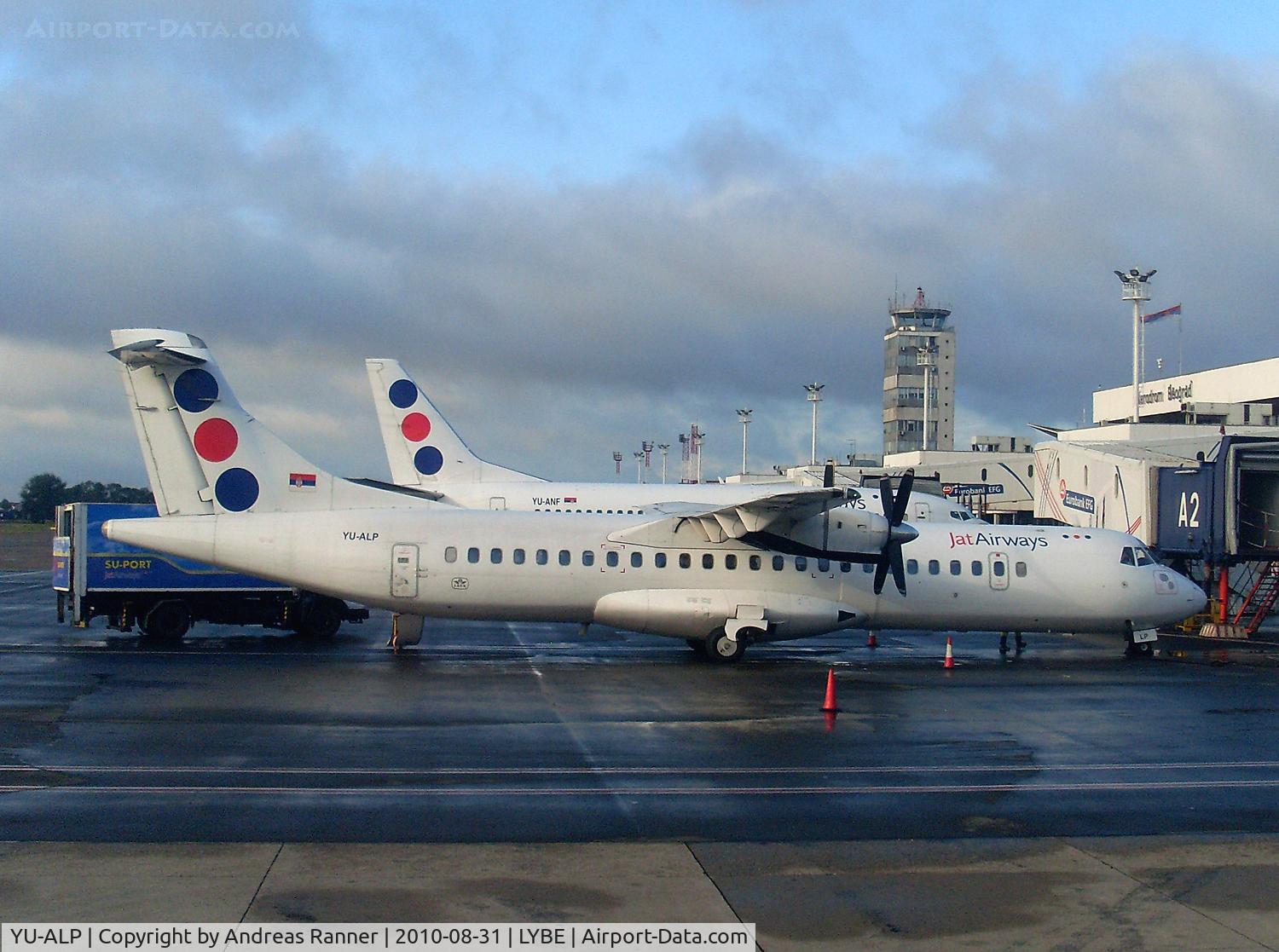 YU-ALP, 1990 ATR 72-202 C/N 189, Jat Airways ATR-72