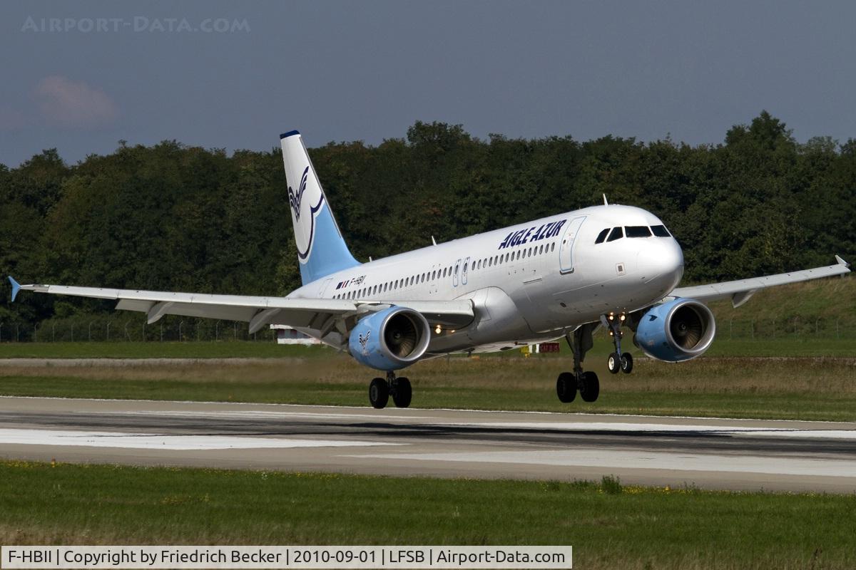 F-HBII, 2009 Airbus A320-214 C/N 3852, moments prior touchdown