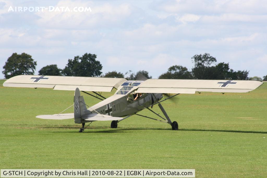 G-STCH, 1942 Fieseler Fi-156A-1 Storch C/N 2088, at the Sywell Airshow
