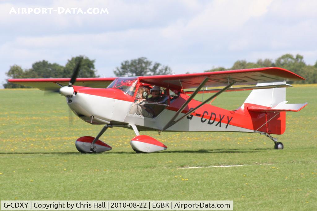G-CDXY, 2007 Skystar Kitfox Series 7 C/N PFA 172D-14112, at the Sywell Airshow