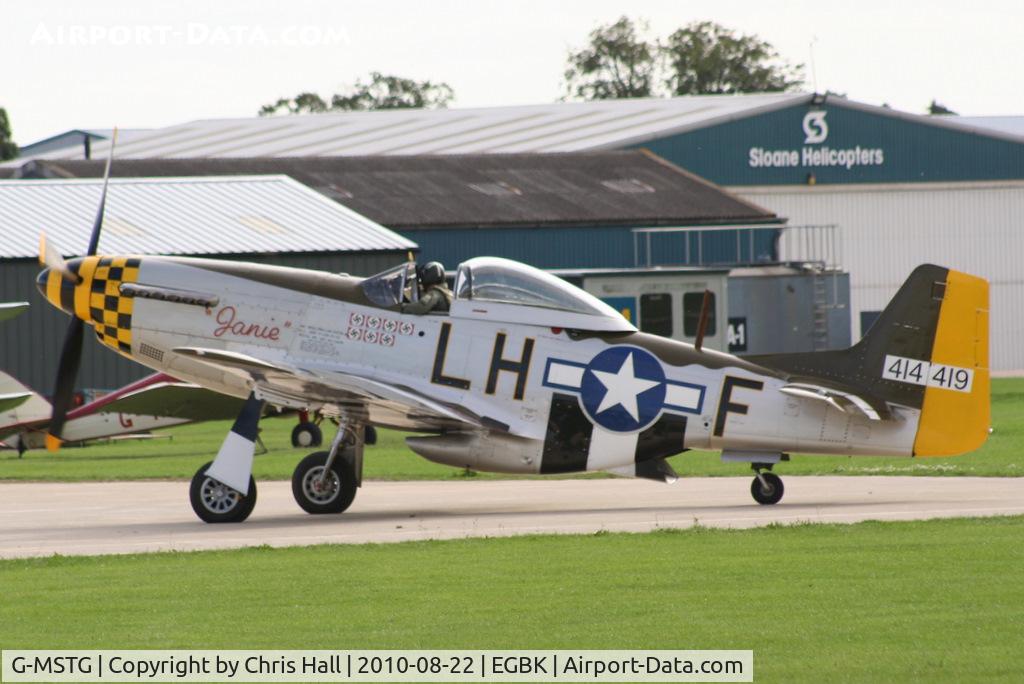G-MSTG, 1945 North American P-51D Mustang C/N 124-48271, at the Sywell Airshow