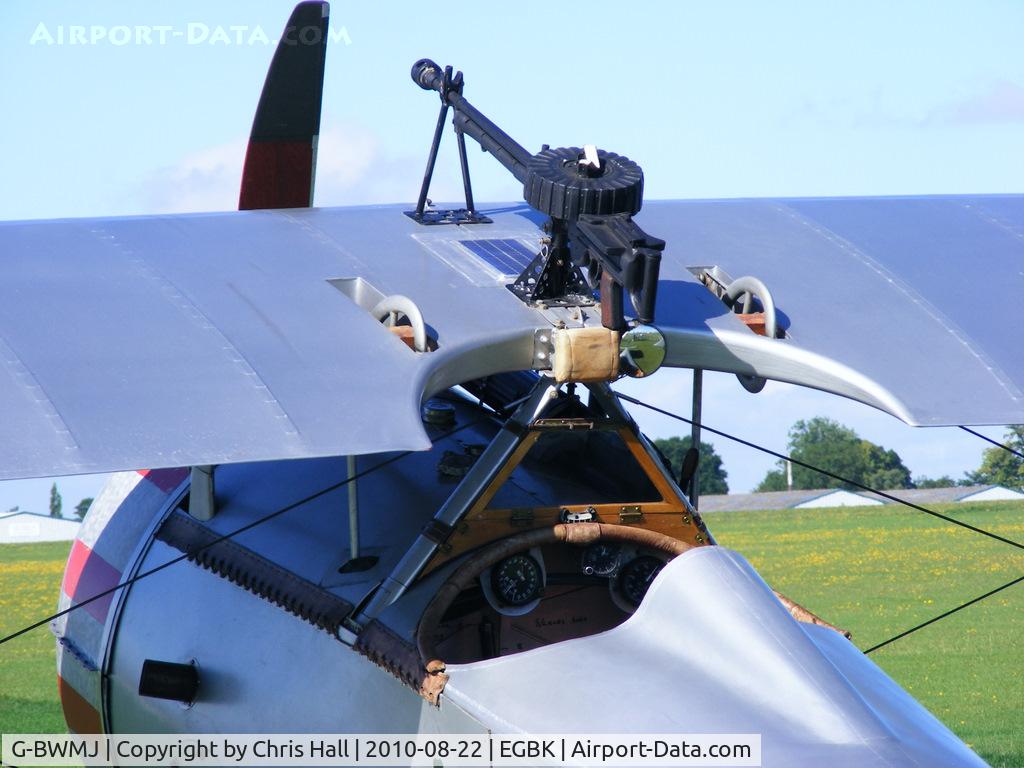 G-BWMJ, 1981 Nieuport 17 Scout Replica C/N PFA 121-12351, Machine gun on this WW I replica