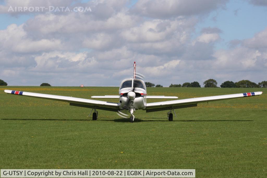 G-UTSY, 1977 Piper PA-28R-201 Cherokee Arrow III C/N 28R-7737052, at the Sywell Airshow