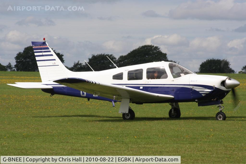 G-BNEE, 1978 Piper PA-28R-201 Cherokee Arrow III C/N 28R-7837084, at the Sywell Airshow
