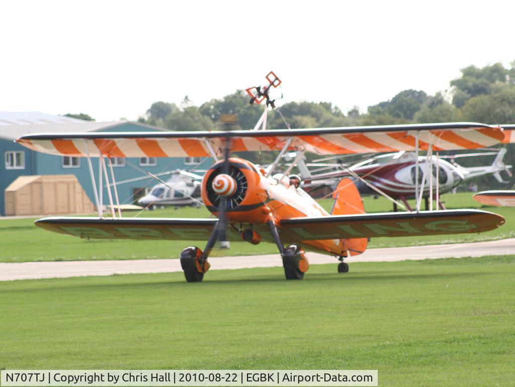N707TJ, 1943 Boeing A75N1(PT17) C/N 75-950, at the Sywell Airshow