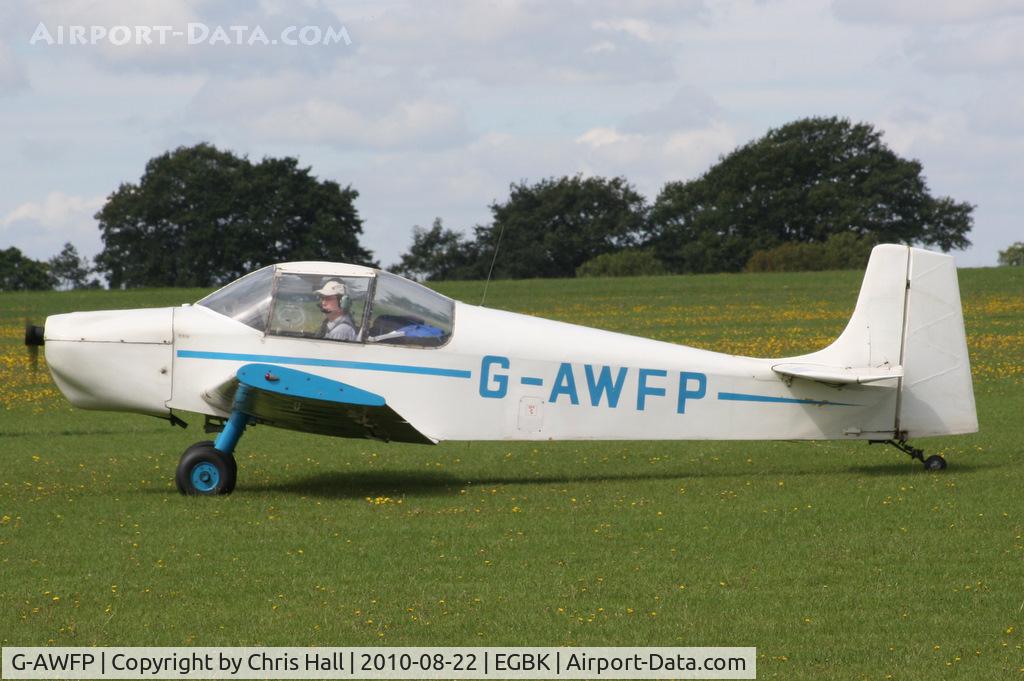 G-AWFP, 1968 Rollason Druine D-62B Condor C/N RAE/631, at the Sywell Airshow