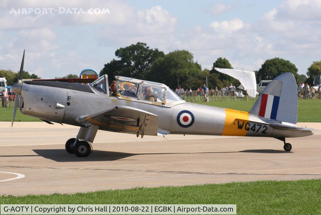 G-AOTY, 1951 De Havilland DHC-1 Chipmunk 22A C/N C1/0522, at the Sywell Airshow