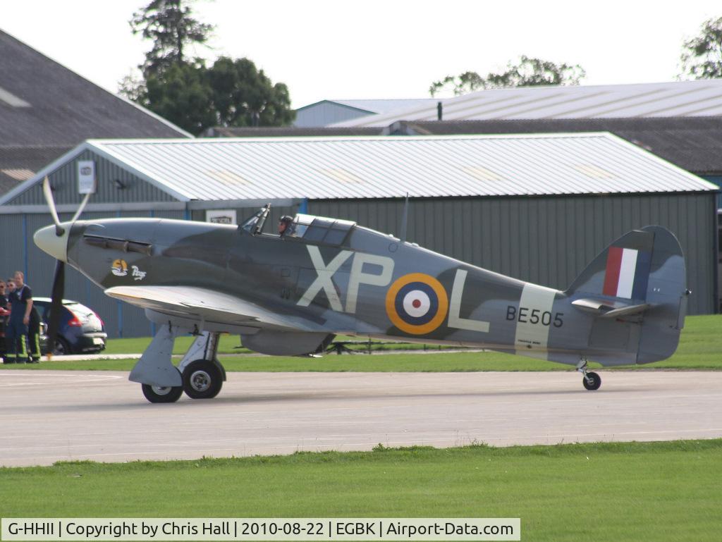 G-HHII, 1940 Hawker (CCF) Hurricane Mk2B C/N CCF/R20023, at the Sywell Airshow
