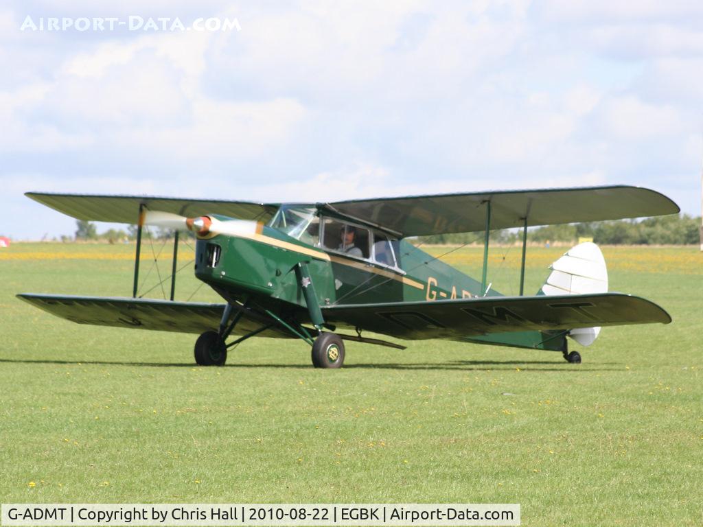 G-ADMT, 1936 De Havilland DH.87B Hornet Moth C/N 8093, at the Sywell Airshow