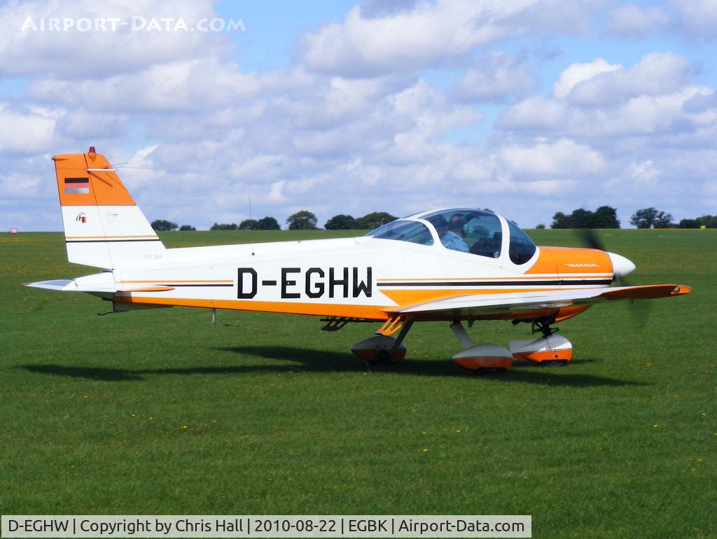 D-EGHW, 1984 Bolkow Bo-209 Monsun 150FV C/N 170, at the Sywell Airshow