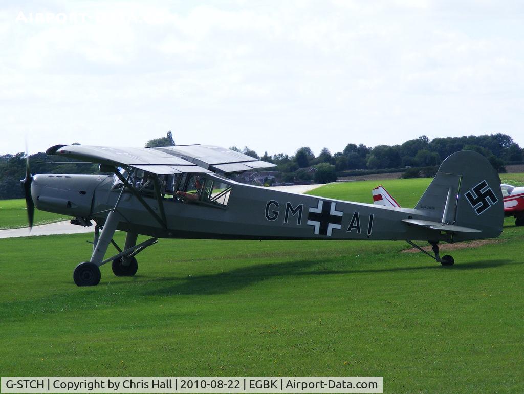G-STCH, 1942 Fieseler Fi-156A-1 Storch C/N 2088, at the Sywell Airshow