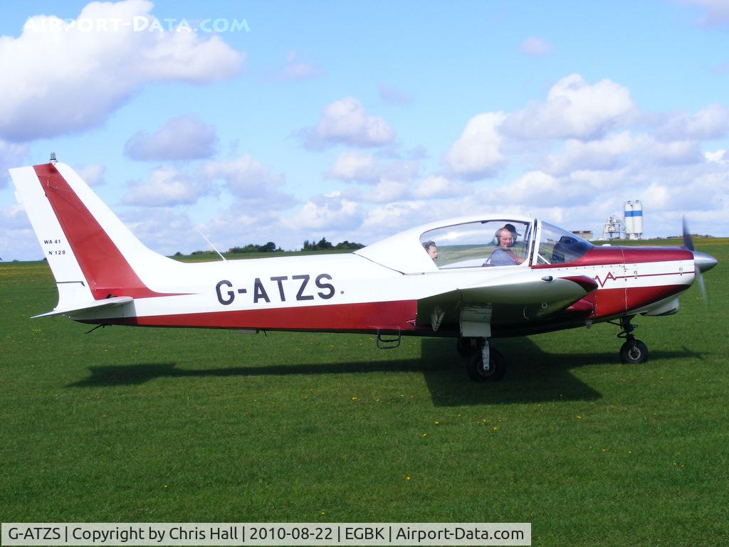 G-ATZS, 1966 Wassmer WA-41 Baladou C/N 128, at the Sywell Airshow