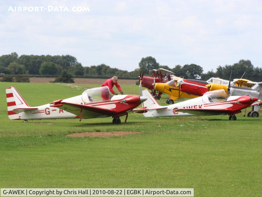 G-AWEK, 1968 Sportavia-Putzer Fournier RF-4D C/N 4071, at the Sywell Airshow