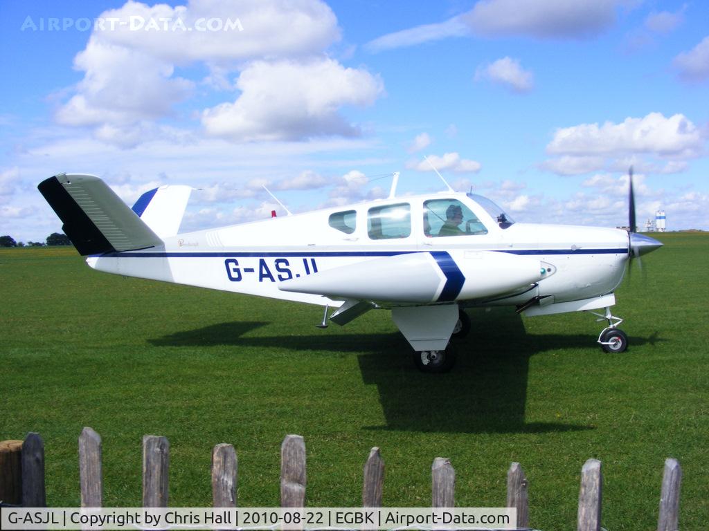 G-ASJL, 1957 Beech H35 Bonanza C/N D-5132, at the Sywell Airshow