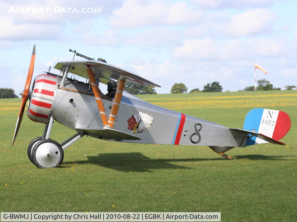 G-BWMJ, 1981 Nieuport 17 Scout Replica C/N PFA 121-12351, at the Sywell Airshow