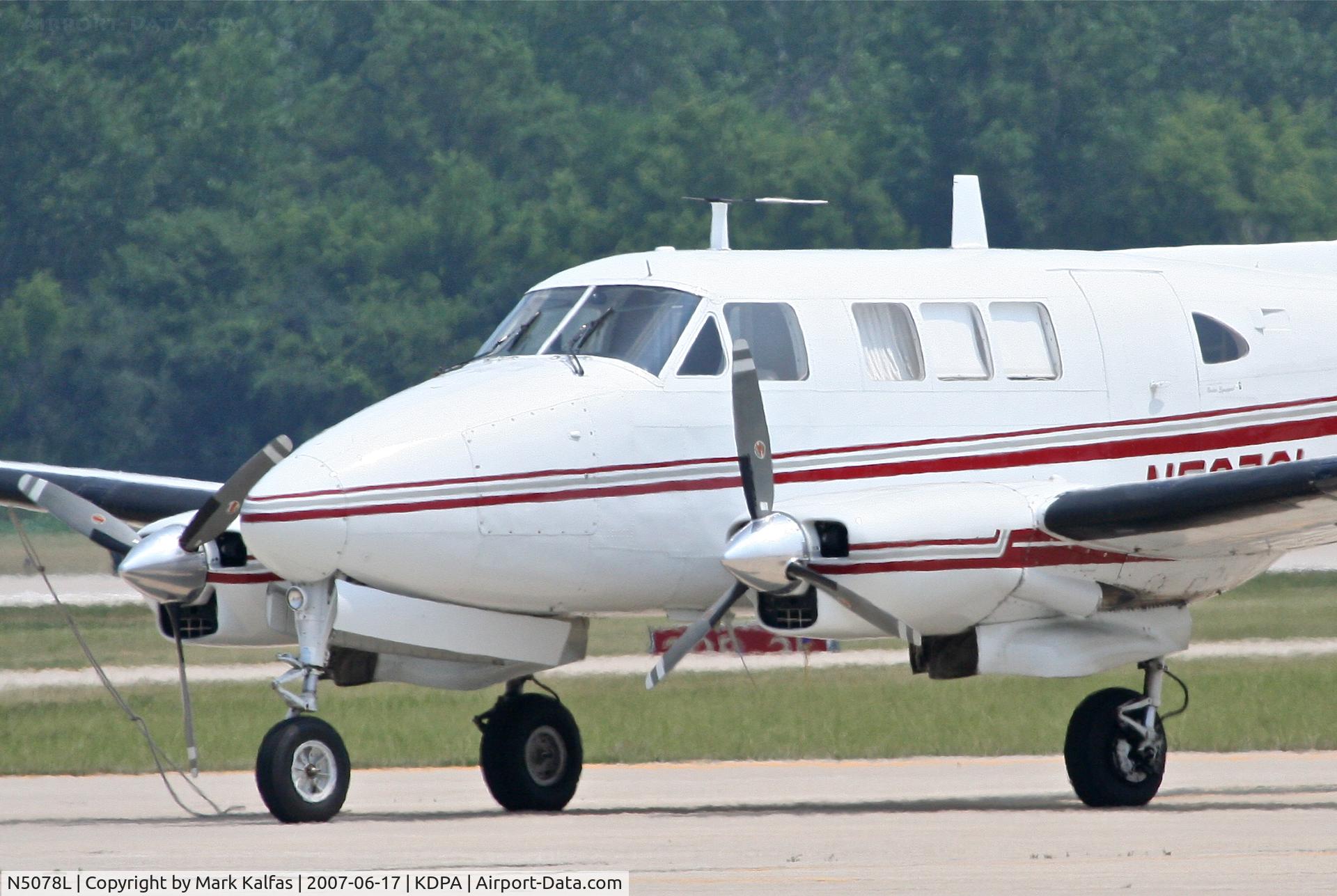 N5078L, 1962 Beech 65 C/N LF-69, EAGLE COMPUTERS INC Beech 65 Queen Air, N5078L on the ramp KDPA.