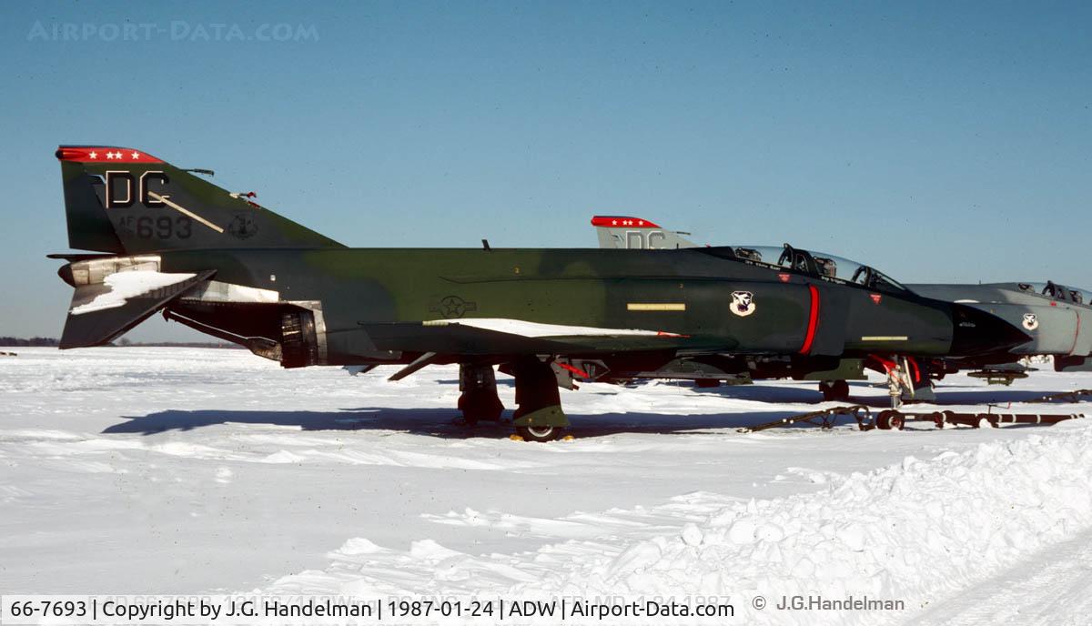 66-7693, 1966 McDonnell F-4D Phantom II C/N 2300, Winter Phantom
